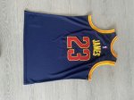 Maillot de Basket #23 Lebron James 2015-16 Cavaliers authentique Marine